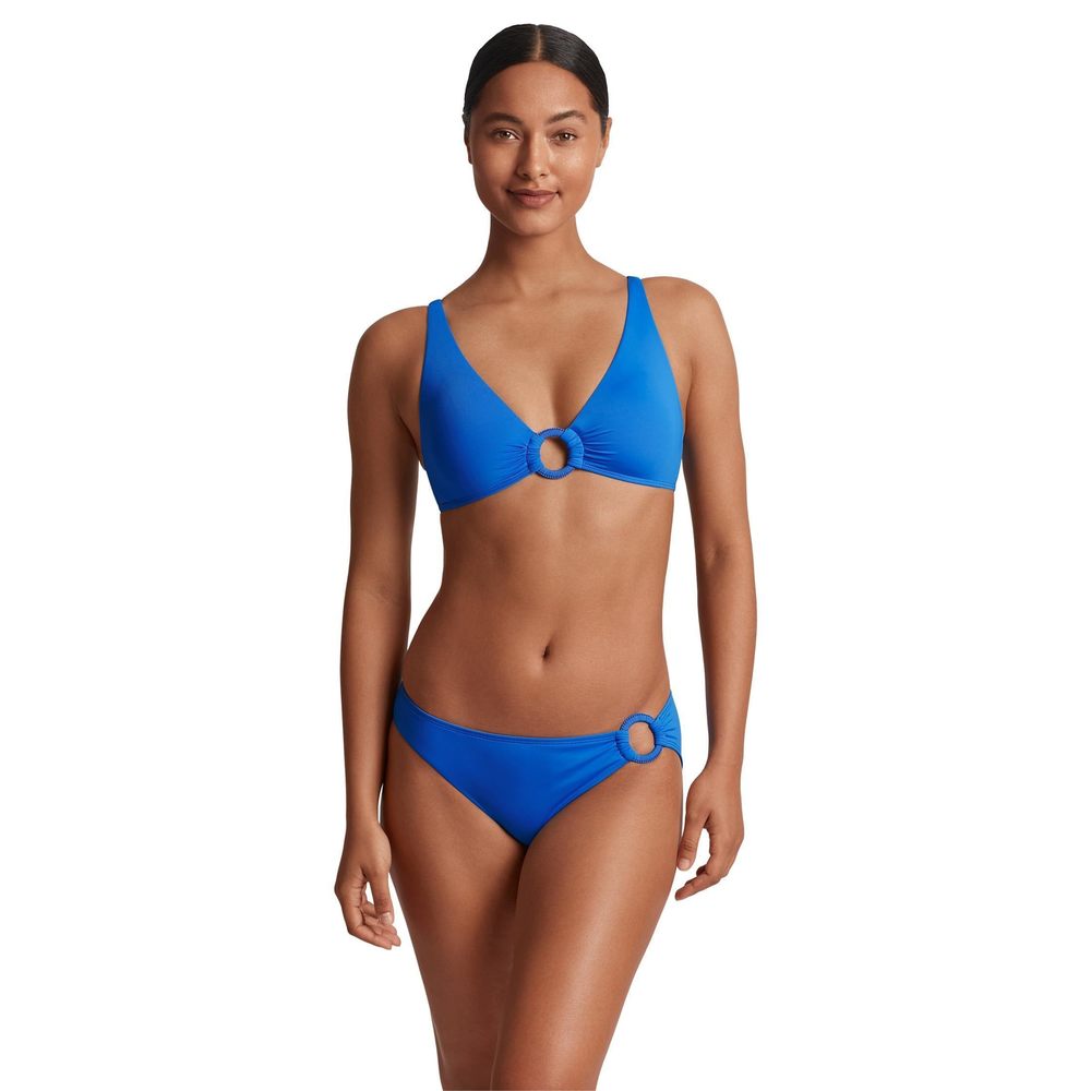 Lauren Ralph Lauren Beach Club Solid Macrame Ring Top for Women Blue 14 - Picture 1 of 3